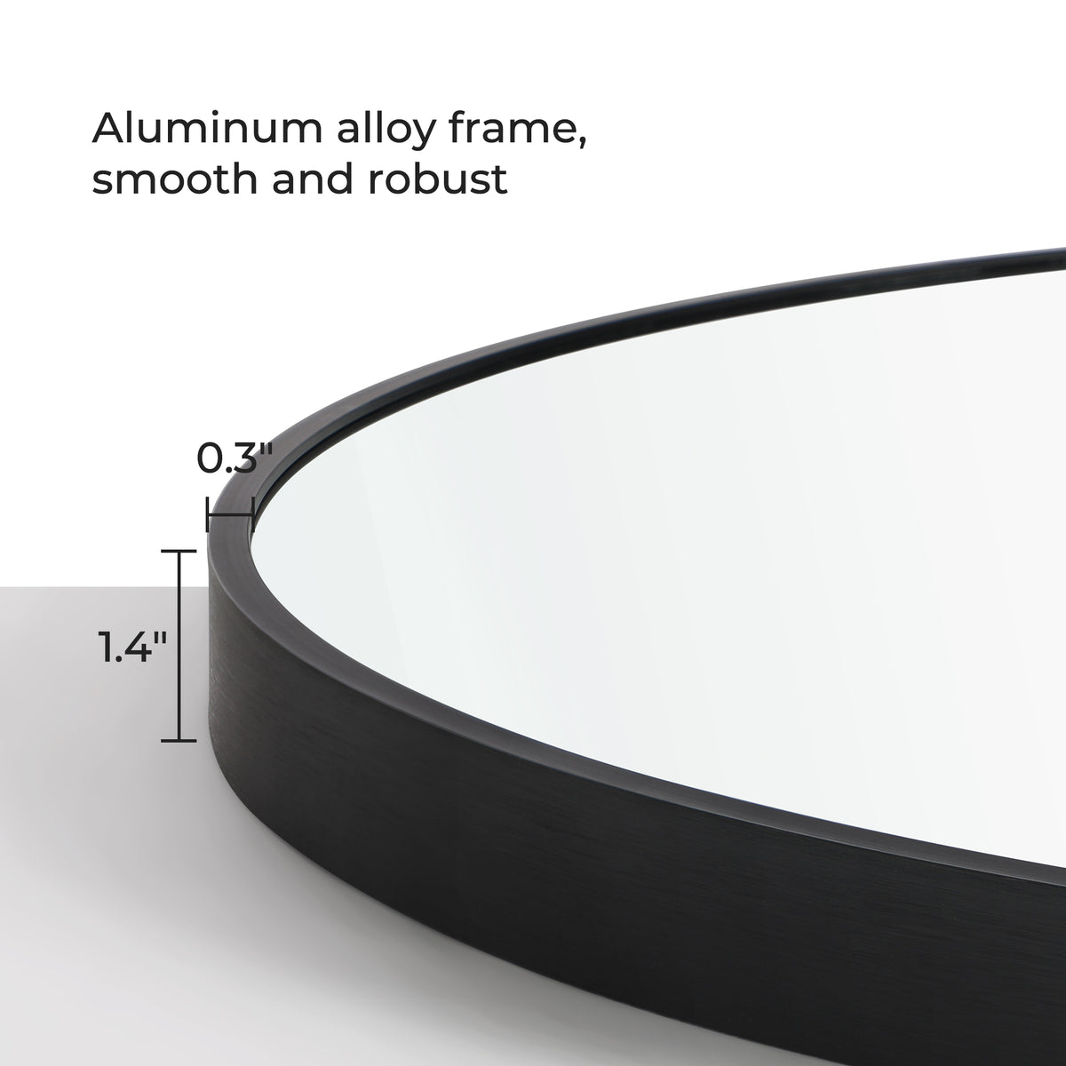 Ronde Wandspiegel met Metalen Frame