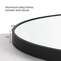 Ronde Wandspiegel met Metalen Frame