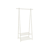Kledingrek met Schoenenrek en 2 Planken, Metaal, 87,5 x 155 x 41 cm