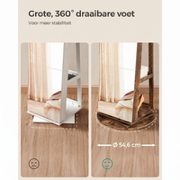360° Draaibare Sieradenkast met Spiegel en LED-Verlichting – productweergave 18 | De Groot Living