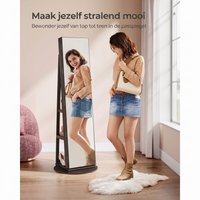 360° Draaibare Sieradenkast met Spiegel en LED-Verlichting – productweergave 28 | De Groot Living
