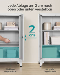 Afsluitbare Stalen Opbergkast met 2 Deuren – productweergave 18 | De Groot Living