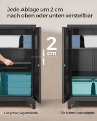 Afsluitbare Stalen Opbergkast met 2 Deuren – productweergave 26 | De Groot Living