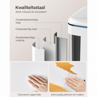 Afvalscheidingsbak met 2 Vakken – productweergave 7 | De Groot Living