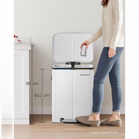 Afvalscheidingsbak met 2 Vakken – productweergave 11 | De Groot Living