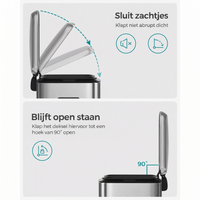 Afvalscheidingsbak met 2 Vakken – productweergave 15 | De Groot Living