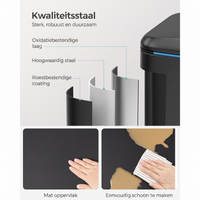 Afvalscheidingsbak met 2 Vakken – productweergave 20 | De Groot Living