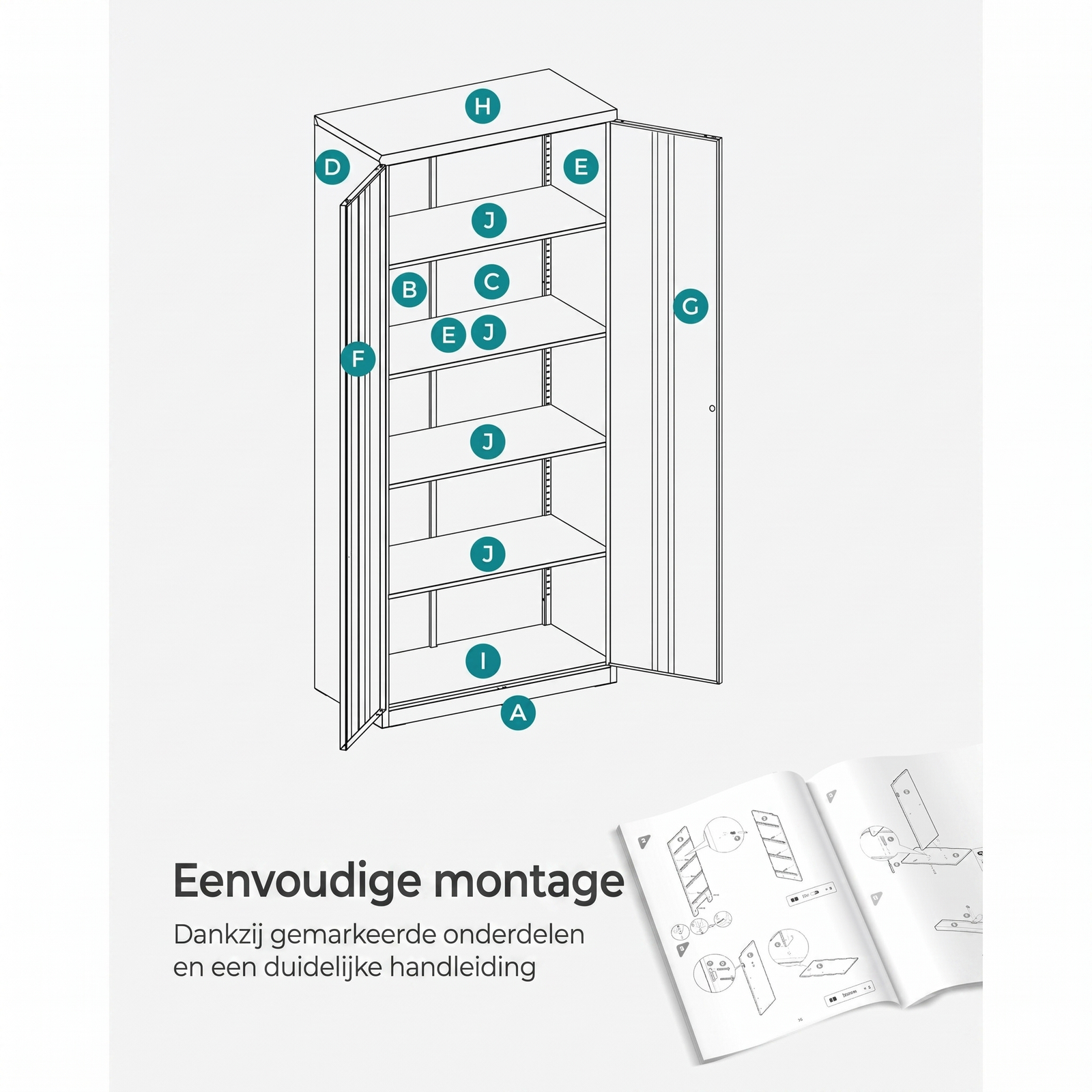 Archiefkast met 2 Deuren – productweergave 19 | De Groot Living