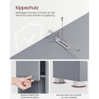 Badkamerkast met Lade en Verstelbare Legplanken 30 x 30 x 170 cm – productweergave 12 | De Groot Living