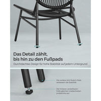 Balkonmeubelset Met Tafel en 2 Stoelen Voor Balkon en Terras – productweergave 6 | De Groot Living