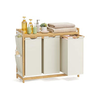 Bamboe Wasmand met 3 Vakken – productweergave 2 | De Groot Living