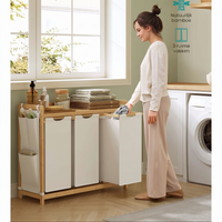 Bamboe Wasmand met 3 Vakken – productweergave 3 | De Groot Living