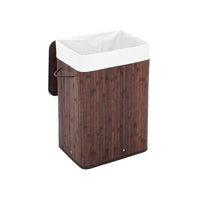 Bamboe Wasmand van 72 Liter met Deksel en Uitneembare Waszak – productweergave 3 | De Groot Living