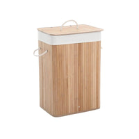 Bamboe Wasmand van 72 Liter met Deksel en Uitneembare Waszak – productweergave 8 | De Groot Living