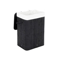 Bamboe Wasmand van 72 Liter met Deksel en Uitneembare Waszak – productweergave 13 | De Groot Living