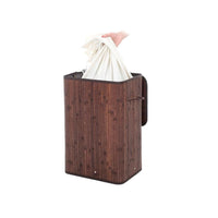Bamboe Wasmand van 72 Liter met Deksel en Uitneembare Waszak – productweergave 19 | De Groot Living