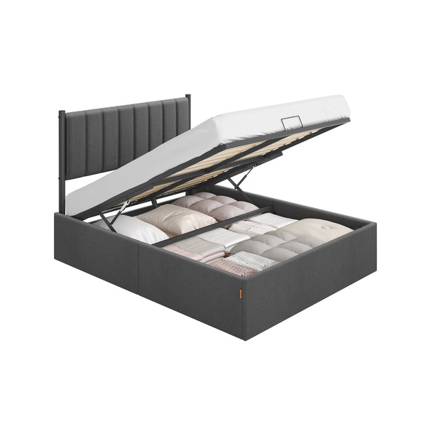 Bedframe met Hydraulische Opbergruimte en Hoofdbord – productweergave 1 | De Groot Living