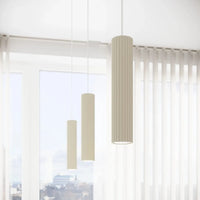 Beige Hanglamp met Cilindervormige Kap en GU10-Fitting – productweergave 4 | De Groot Living