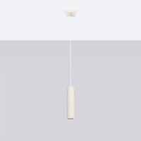 Beige Hanglamp met Cilindervormige Kap en GU10-Fitting – productweergave 5 | De Groot Living