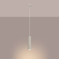 Beige Hanglamp met Cilindervormige Kap en GU10-Fitting – productweergave 6 | De Groot Living