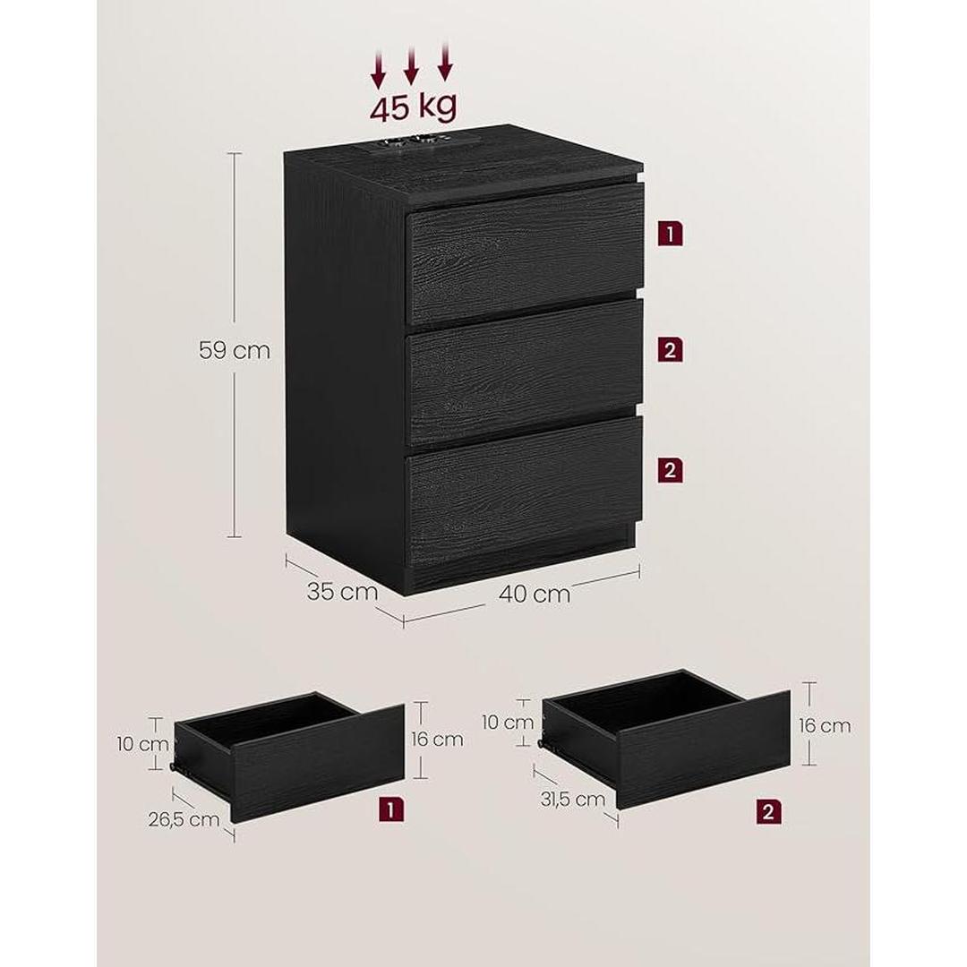 Bijzettafel met Oplaadstation – productweergave 9 | De Groot Living