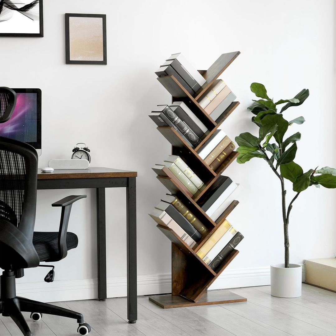 Boekenkast in Boomvorm met Open Vakken Voor Boeken en Decoratie – productweergave 3 | De Groot Living