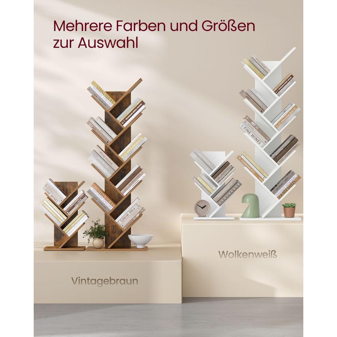 Boekenkast in Boomvorm met Open Vakken Voor Boeken en Decoratie – productweergave 11 | De Groot Living