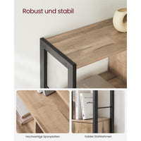 Boekenkast met 4 Open Planken en Stalen Frame in Industrieel Design – productweergave 6 | De Groot Living
