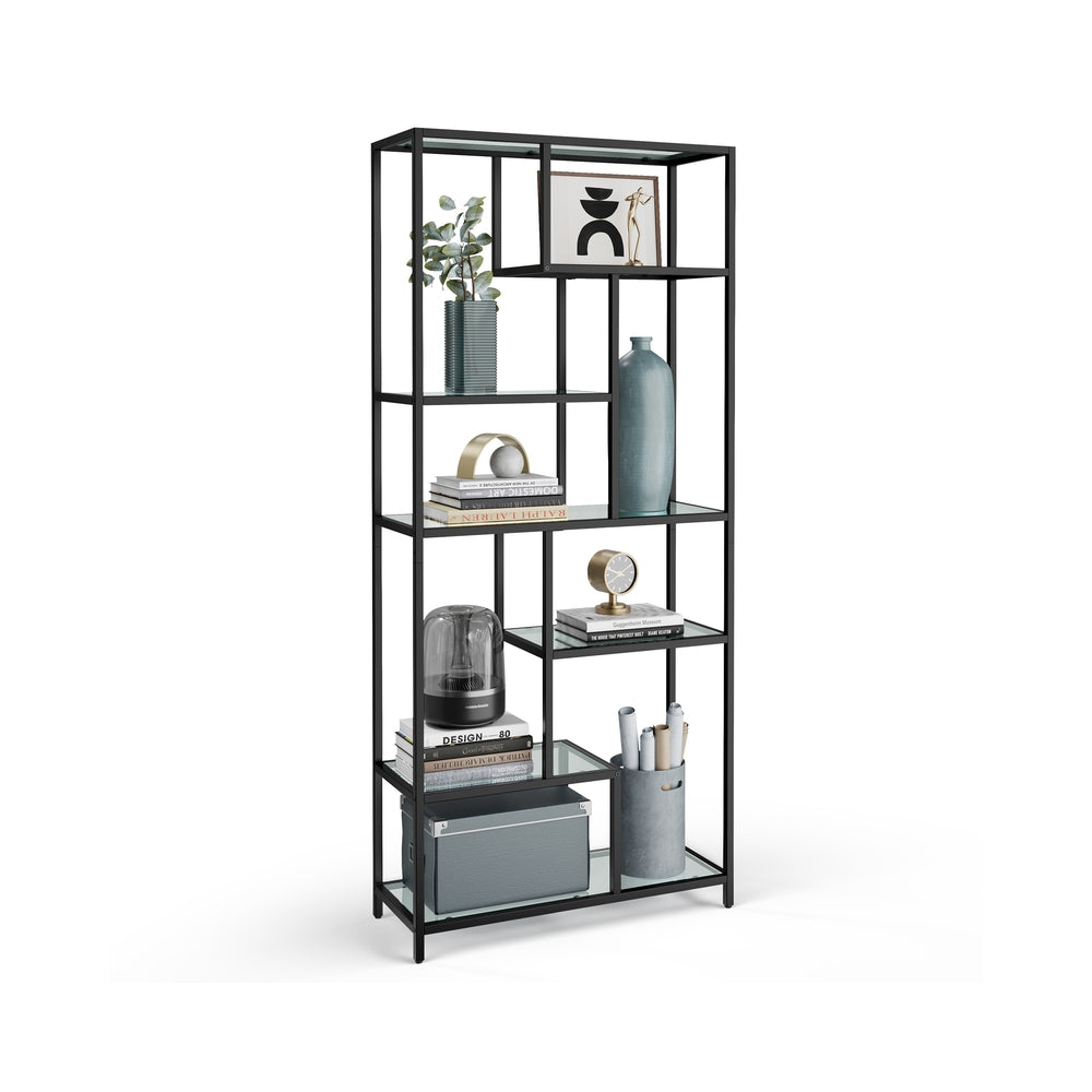 Boekenkast met 6 Planken van Gehard Glas – productweergave 2 | De Groot Living