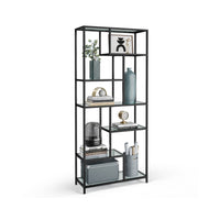 Boekenkast met 6 Planken van Gehard Glas – productweergave 2 | De Groot Living