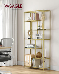 Boekenkast met 6 Planken van Gehard Glas – productweergave 4 | De Groot Living