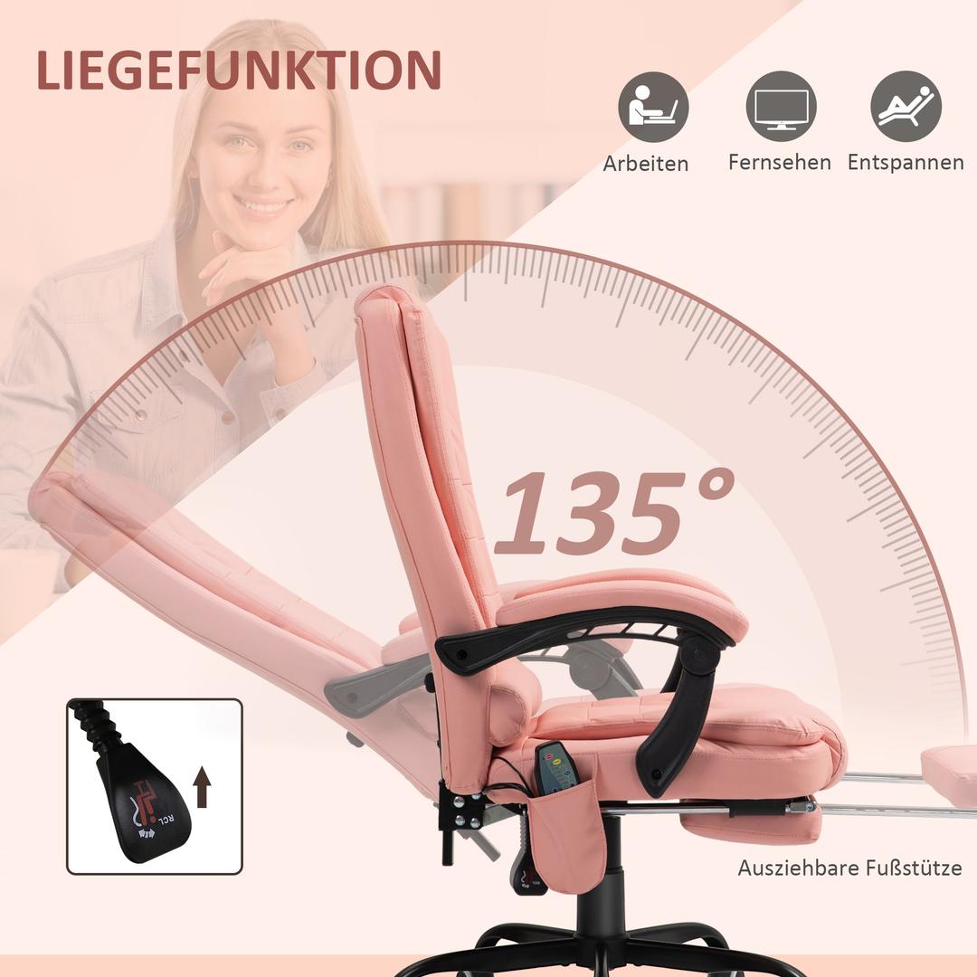 Bureaustoel met Massagefunctie – productweergave 7 | De Groot Living