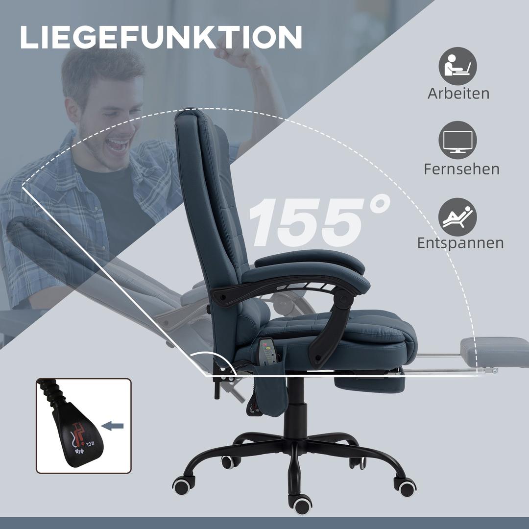 Bureaustoel met Massagefunctie – productweergave 17 | De Groot Living