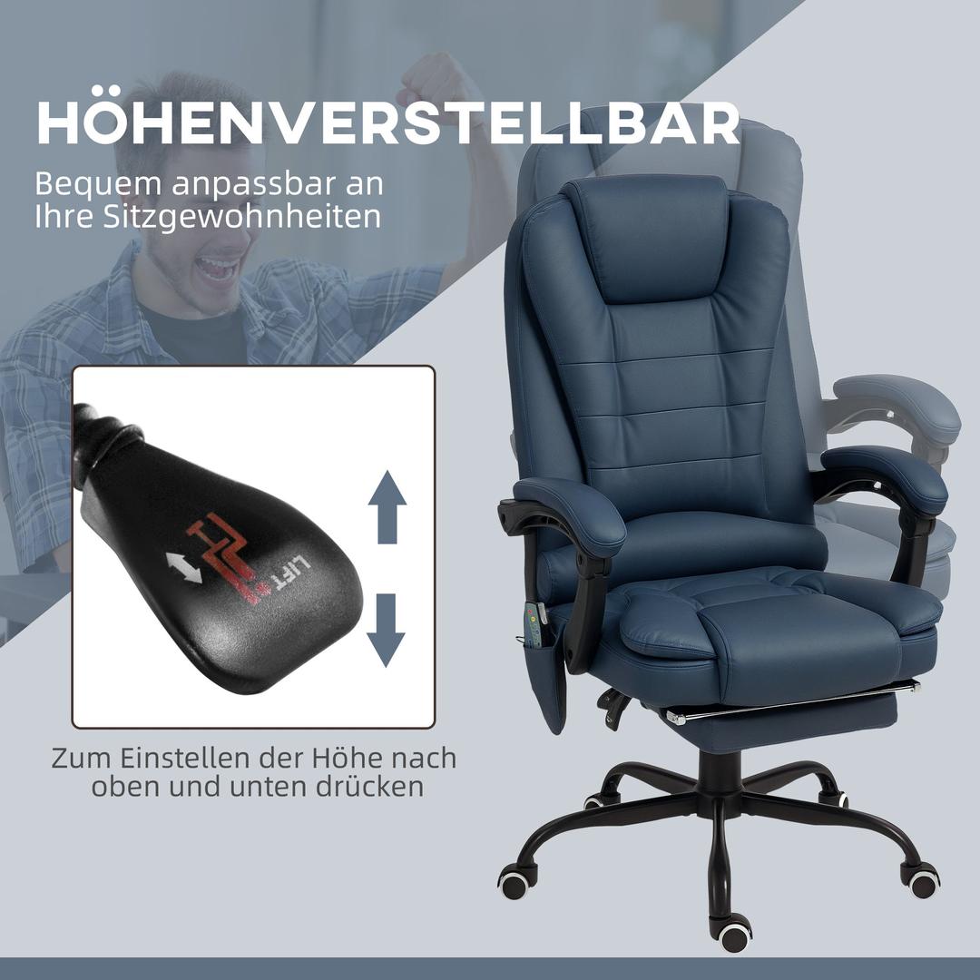 Bureaustoel met Massagefunctie – productweergave 18 | De Groot Living