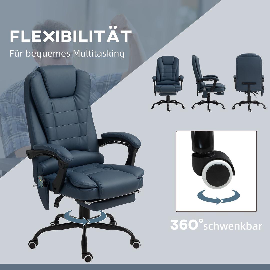 Bureaustoel met Massagefunctie – productweergave 19 | De Groot Living