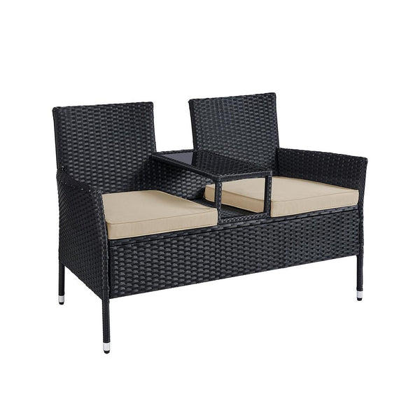 Compact Balkonmeubel met Tafel van PE Polyrattan – productweergave 1 | De Groot Living