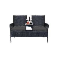 Compact Balkonmeubel met Tafel van PE Polyrattan – productweergave 2 | De Groot Living