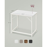 Compact Bureau met Metalen Frame en Verstelbare Voeten – productweergave 6 | De Groot Living