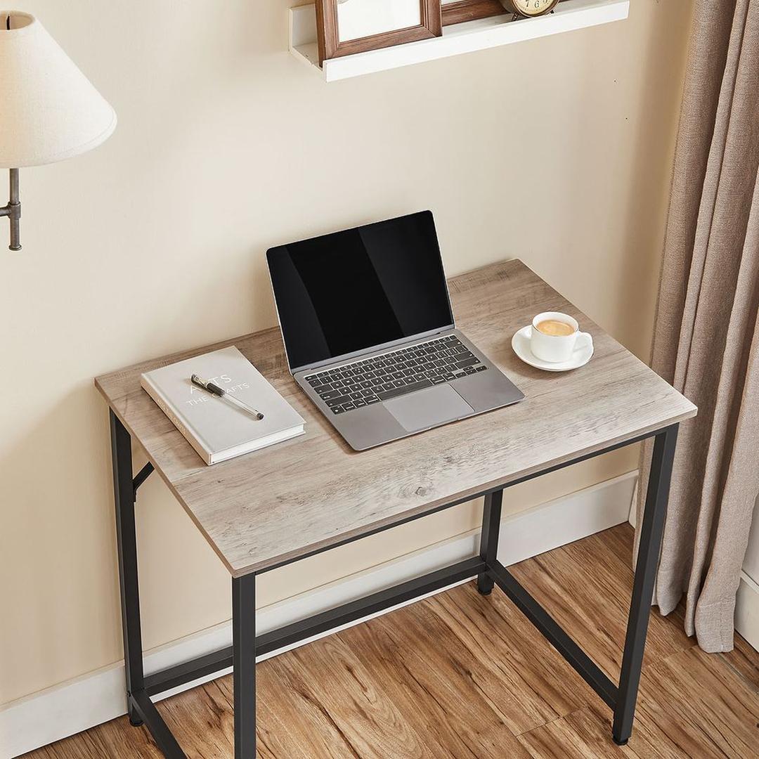 Compact Bureau met Metalen Frame en Verstelbare Voeten – productweergave 8 | De Groot Living