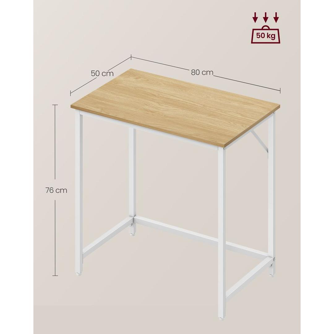 Compact Bureau met Metalen Frame en Verstelbare Voeten – productweergave 17 | De Groot Living