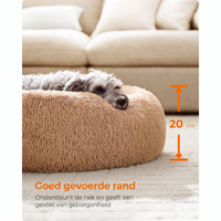 Donut Hondenmand met Memory Foam en Afneembare Vulling – productweergave 5 | De Groot Living