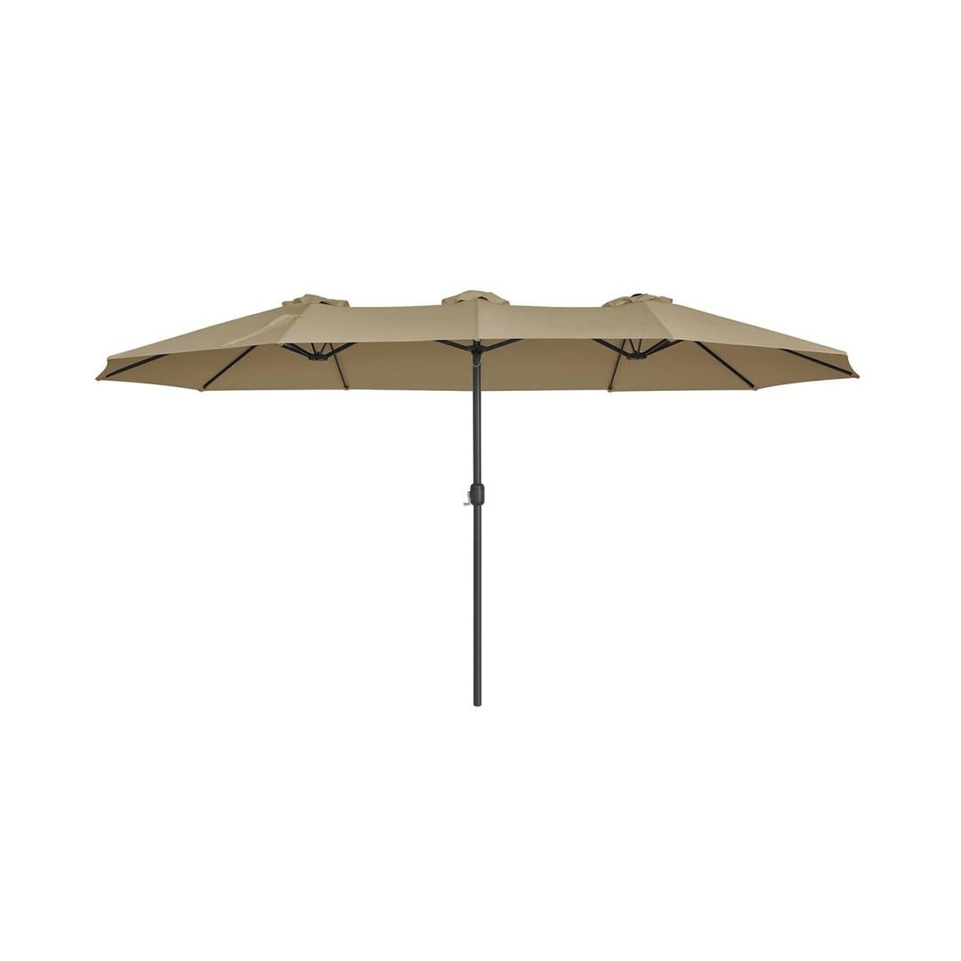 Dubbele Parasol 460 x 270 cm met UPF 50+ UV-Bescherming en Slingermechanisme – productweergave 1 | De Groot Living