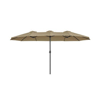 Dubbele Parasol 460 x 270 cm met UPF 50+ UV-Bescherming en Slingermechanisme – productweergave 1 | De Groot Living