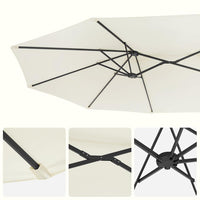 Dubbele Parasol 460 x 270 cm met UPF 50+ UV-Bescherming en Slingermechanisme – productweergave 8 | De Groot Living