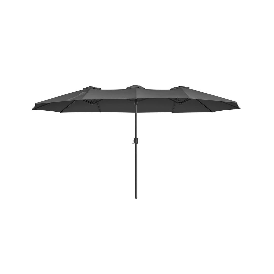 Dubbele Parasol 460 x 270 cm met UPF 50+ UV-Bescherming en Slingermechanisme – productweergave 9 | De Groot Living