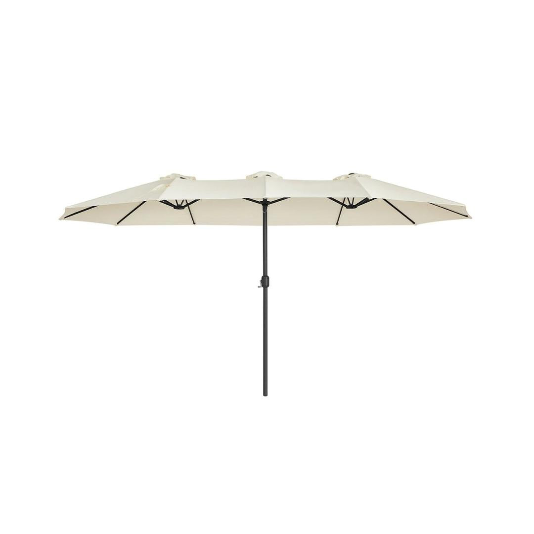 Dubbele Parasol 460 x 270 cm met UPF 50+ UV-Bescherming en Slingermechanisme – productweergave 12 | De Groot Living