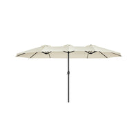 Dubbele Parasol 460 x 270 cm met UPF 50+ UV-Bescherming en Slingermechanisme – productweergave 12 | De Groot Living