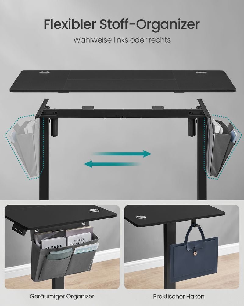 Hoog-laag bureau organizer