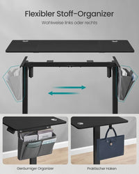Hoog-laag bureau organizer