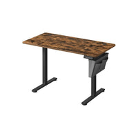 Hoog-laag bureau wit